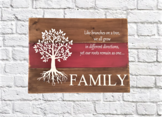 Family Tree Red